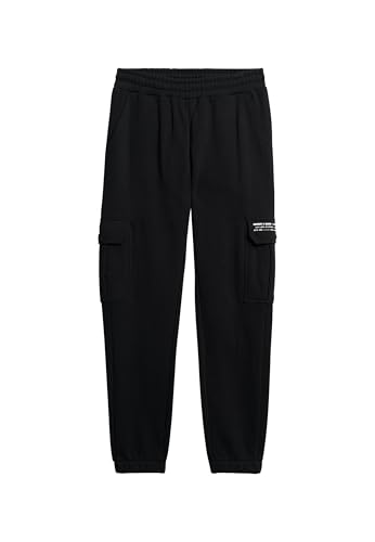 Superdry Herren Utility Sport Jogginghose Schwarz L von Superdry