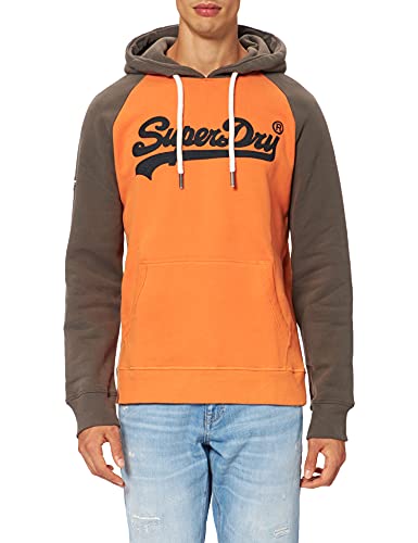 Superdry Herren VL AC Raglan Hood BB Hooded Sweatshirt, Spiced Orange, XXL von Superdry