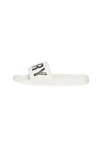 Superdry Herren Vegane Core Badesandalen Optik/Schwarz 6-7 von Superdry