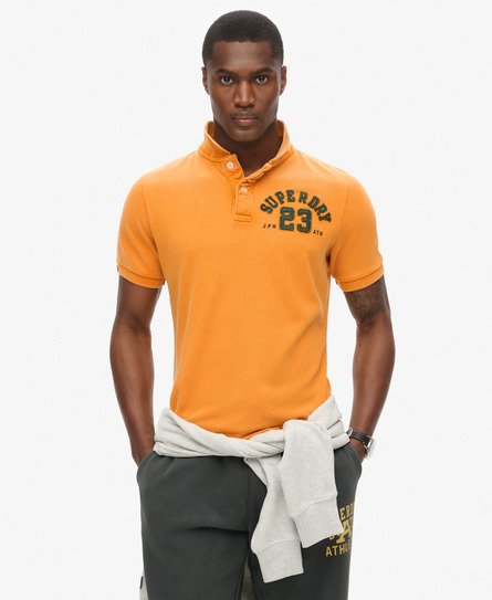 Superdry Men's Vintage Athletic Polohemd Gold - Größe: S von Superdry