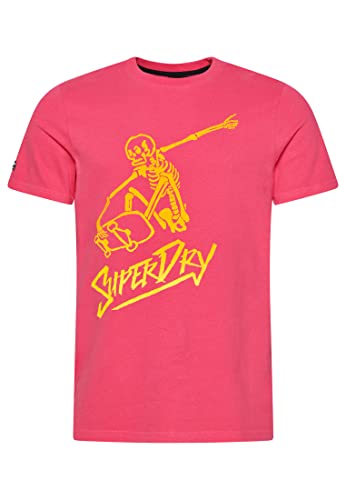 Superdry Herren Shirt Cali pink/gelb L von Superdry