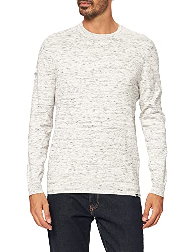 Superdry Herren Vintage EMB Cotton/Cash Crew Pullover Sweater, Athletic Grey Marl, XL von Superdry