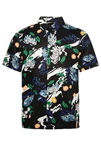 Superdry Herren Vintage Hawaiian S/S Shirt Hemd, Aya Black Floral, XL von Superdry