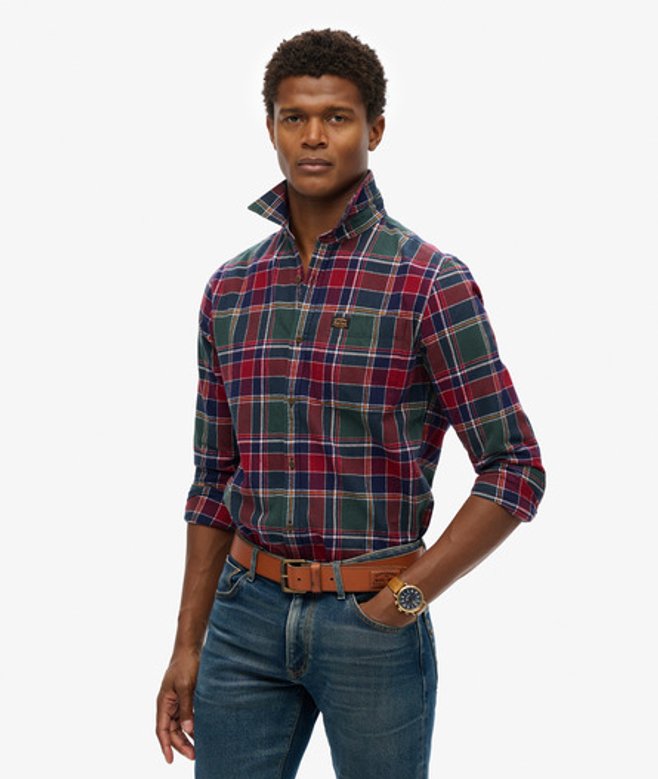 Superdry Herren Vintage Holzfällerhemd Grün - Größe: L Superdry Herren Vintage Holzfällerhemd Grün - Größe: L von Superdry