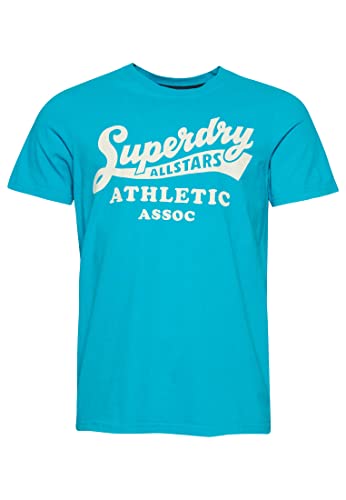 Superdry Herren Vintage Home Run T-Shirt Emaille Blau S Superdry Herren Vintage Home Run T-Shirt Emaille Blau S von Superdry