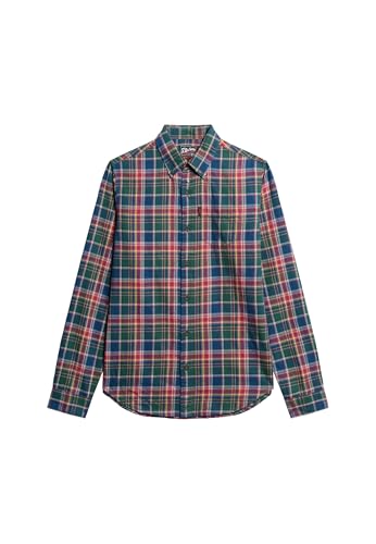 Superdry Herren Vintage Karohemd aus Bio-Baumwolle Upstate Kariert Multi XL Superdry Herren Vintage Karohemd aus Bio-Baumwolle Upstate Kariert Multi XL von Superdry