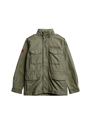 Superdry Herren Vintage Military M65 Jacke Blassolivgrün S von Superdry