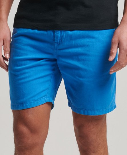 Superdry Men's Vintage Shorts überfärbt Blau - Größe: Xxl von Superdry