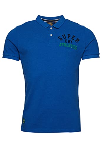 Superdry Herren Superstate Polohemd College-Blau Meliert L von Superdry