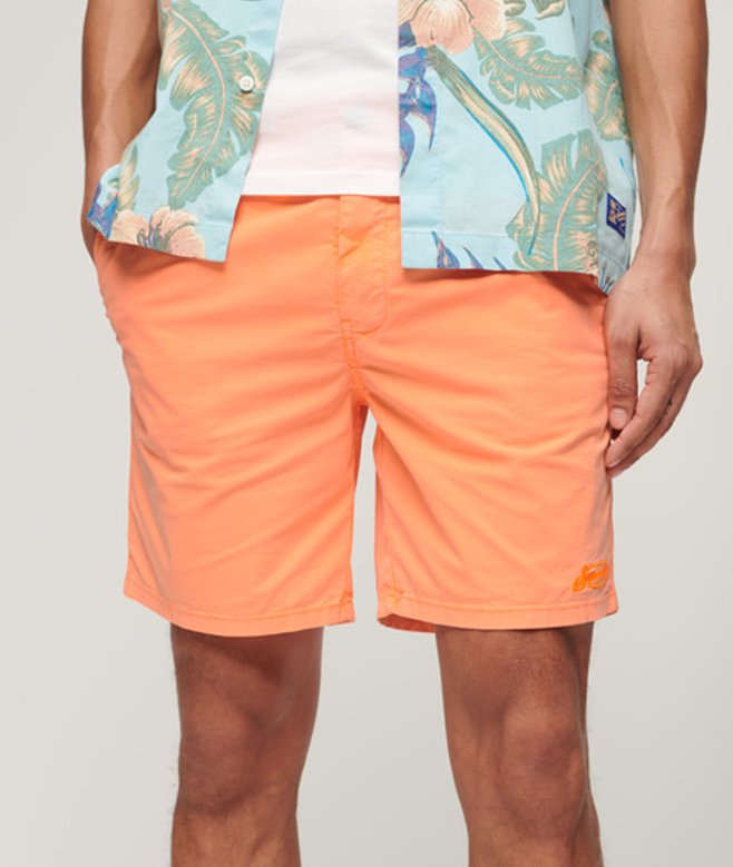 Superdry Herren Walk Shorts Pink - Größe: L von Superdry
