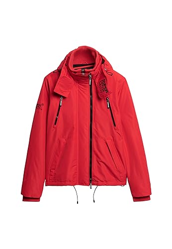 Superdry Herren Windcheater Jacke, Sunset Red, XL von Superdry