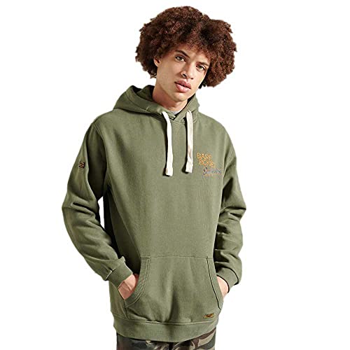 Superdry Herren Workwear Hoodie Vierblättriges Kleeblatt M von Superdry