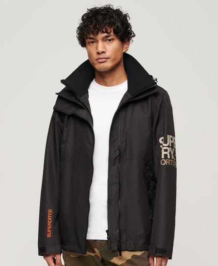 Superdry Herren Yachter SD Windbreaker-Jacke mit Kapuze Schwarz - Größe: Xxl von Superdry