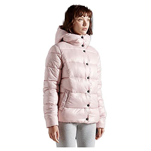 Superdry Damen Hochglänzende Toya Jacke Sommerliches Pink 42 von Superdry