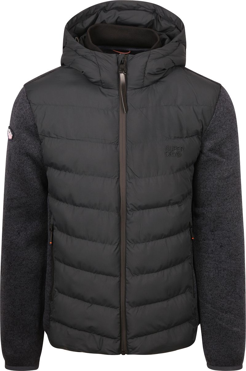 Superdry Hooded Storm Jacke Navy - Größe L von Superdry