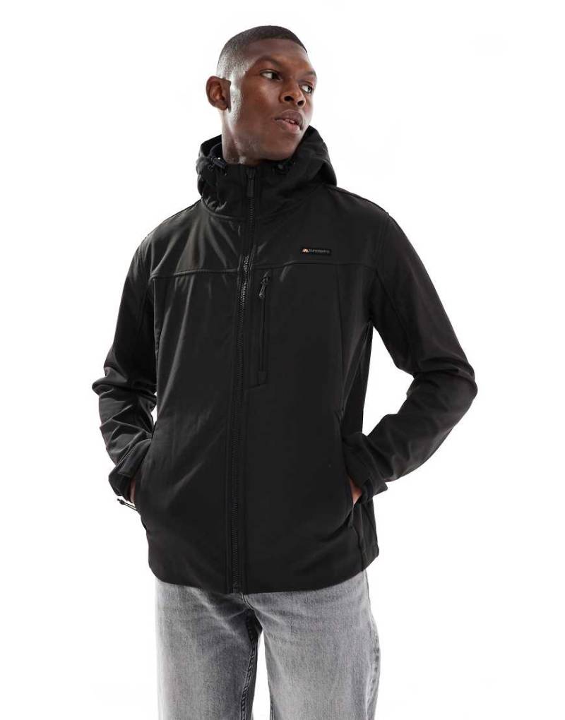 Superdry - Hooded - Weiche Shell-Trekkingjacke in Schwarz von Superdry