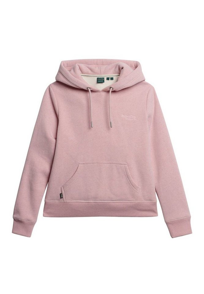 Superdry Hoodie Superdry Damen Hoody ESSENTIAL LOGO HOODIE LA Soft Pink Marl von Superdry