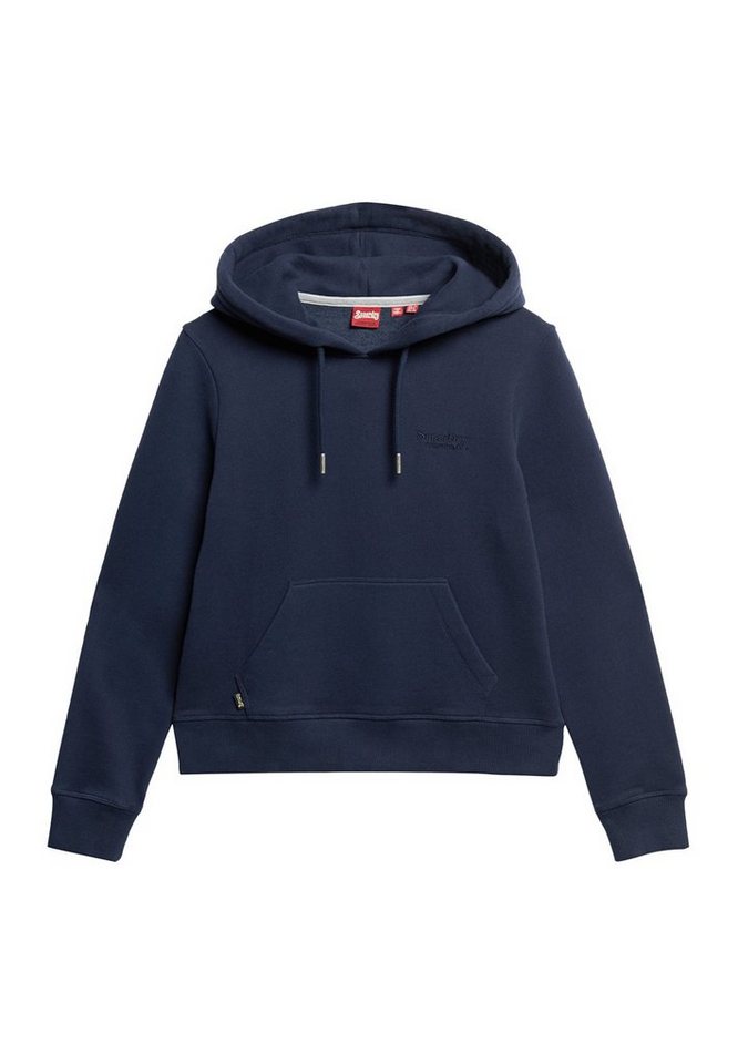 Superdry Hoodie Superdry Damen Hoody ESSENTIAL LOGO HOODIE Richest Navy von Superdry