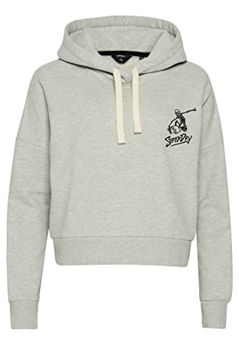 Superdry Hoodie grau, uni(q (41)), Gr. M von Superdry