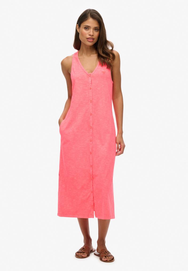 Superdry Jerseykleid "BEACH JERSEY VEST MIDI DRESS", Sommerkleid von Superdry