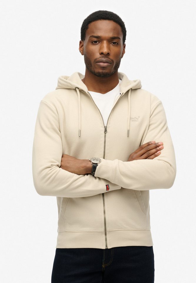Superdry Kapuzensweatjacke ESSENTIAL LOGO ZIP HOODIE HB von Superdry