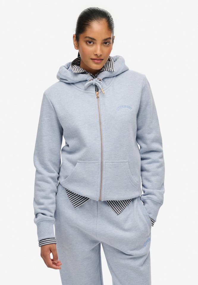 Superdry Kapuzensweatjacke ESSENTIAL LOGO ZIPHOOD HB von Superdry
