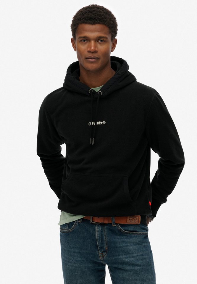 Superdry Kapuzensweatshirt MICRO LOGO FLEECE HOOD von Superdry