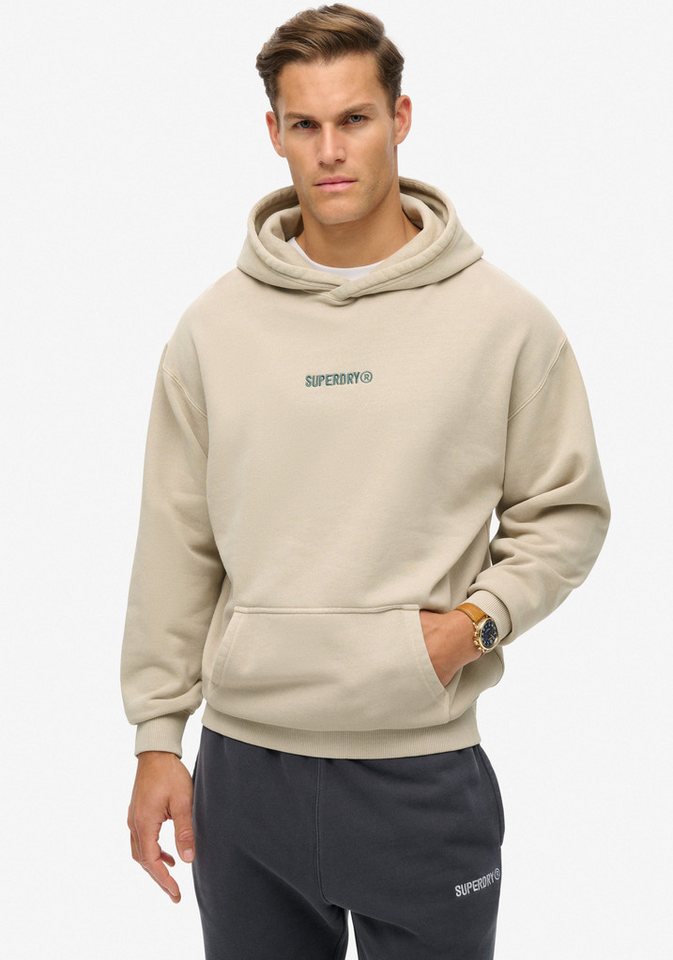 Superdry Kapuzensweatshirt MICRO LOGO GRAPHIC LOOSE HOOD von Superdry