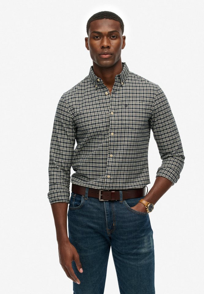 Superdry Langarmhemd PREMIUM CHECK OXFORD SHIRT von Superdry
