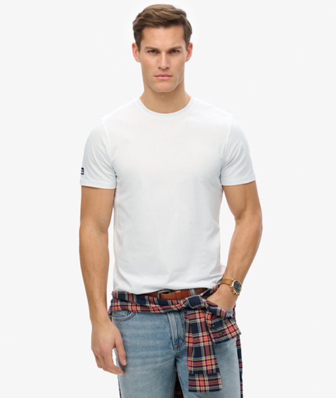 Superdry Men's City T-shirt Weiß - Größe: M von Superdry