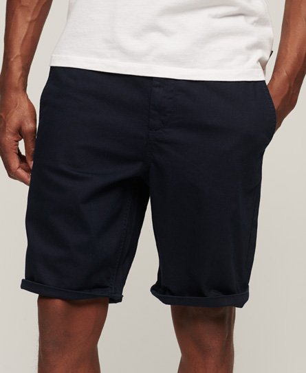 Superdry Men's Herren Marineblau Vintage Officer Chinoshorts, Größe: 36 - Größe: 36 von Superdry