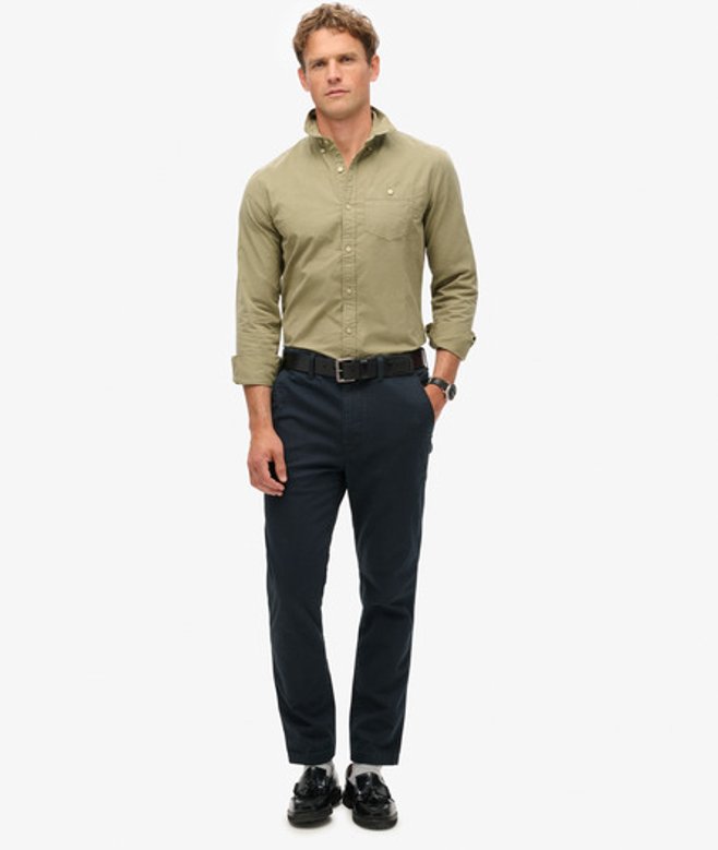 Superdry Men's International Chinohose Marineblau - Größe: 30/32 Superdry Men's International Chinohose Marineblau - Größe: 30/32 von Superdry