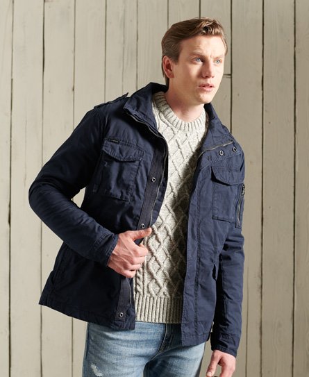 Superdry Men's Klassische Rookie Jacke Marineblau - Größe: XS von Superdry