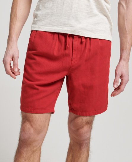 Superdry Men's Herren Rot Vintage Shorts, Größe: S - Größe: S von Superdry