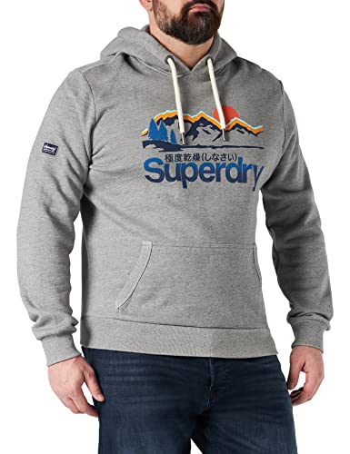 Superdry Mens CL Outdoors Hood, QOG, Medium von Superdry