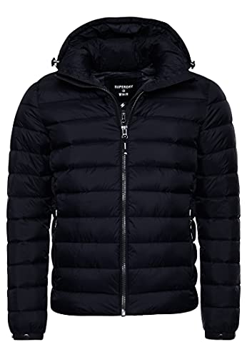 Superdry Mens Classic Fuji Puffer Jacket, Black, L von Superdry