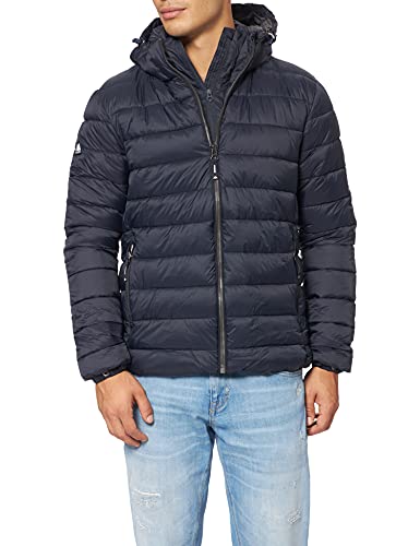 Superdry Mens Classic Fuji Puffer Jacket, Eclipse Navy, M von Superdry