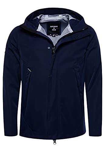 Superdry Mens Hooded Windbreaker, Deep Navy, X-Large von Superdry