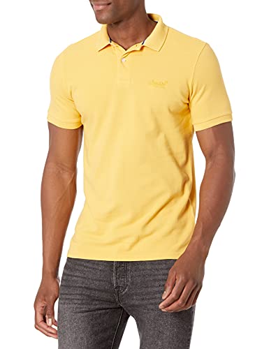 Superdry Mens M1110198A Polo Shirt, Utah Gold, 2XL von Superdry