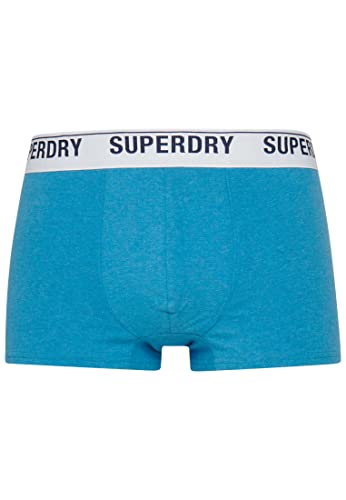 Superdry Mens Multi Double Pack Trunks, Mazarine/Electric, XX-Large von Superdry