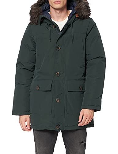 Superdry Mens New Rookie DOWN Parka, Emerald Green, L von Superdry