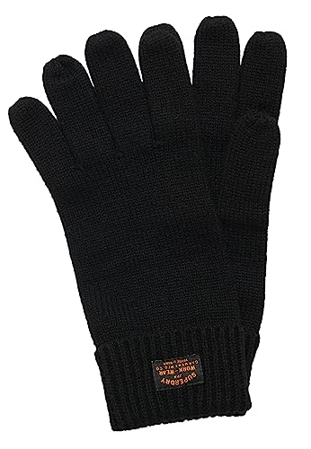 Superdry Mens Radar Glove, Black, One Size von Superdry