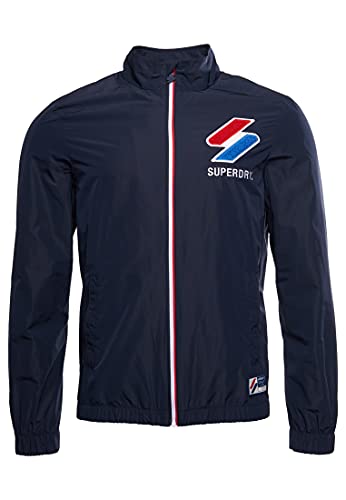 Superdry Mens Track Cagoule Jacket, Eclipse Navy, M von Superdry