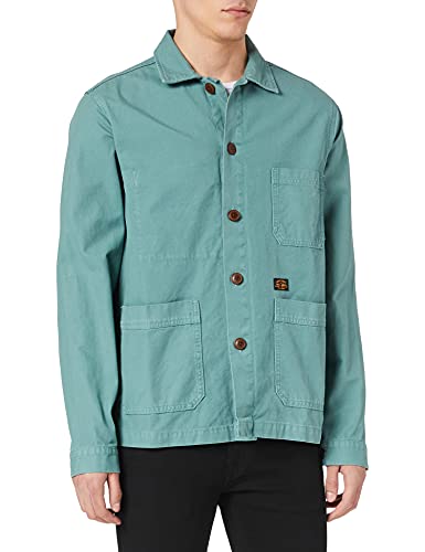 Superdry Mens UTL Worker JKT Jacket, Fossil Green, M von Superdry