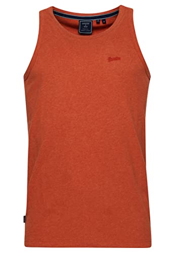 Superdry Mens VLE Vest Weste, Rust Orange Marl, X-Large von Superdry