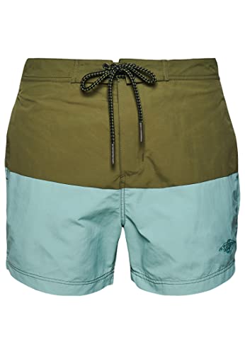 Superdry Mens Vintage Boardshort W2-Swim Shorts, Olive Khaki/Fresh Mint, Medium von Superdry