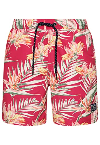 Superdry Mens Vintage Hawaiian Swimshort W2-Swim Shorts, Paradise Pink, Large von Superdry