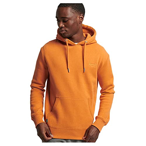 Superdry Mens Vintage Logo EMB Hood Kapuzenpullover, Thrift Gold Marl, S von Superdry