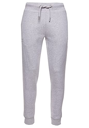 Superdry Mens Vintage Logo EMB Jogger Sweatpants, Glacier Grey Marl, L von Superdry