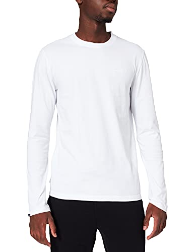 Superdry Mens Vintage Logo EMB LS TOP Shirt, Optic, L von Superdry